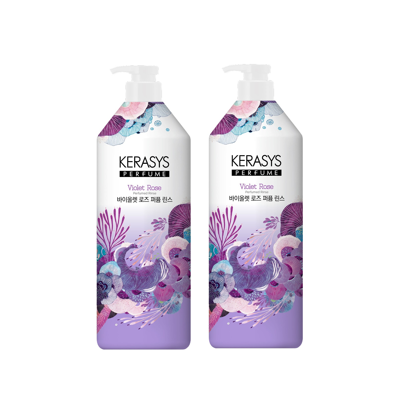 케라시스 퍼퓸 바이올렛 로즈 린스, 1L, 2개
