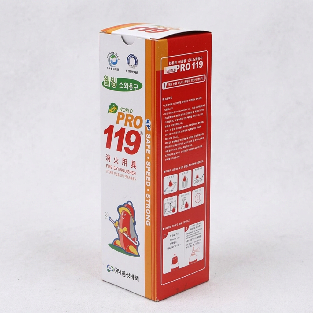 월드프로119 액체 소화기, 적색, 508g, 1개