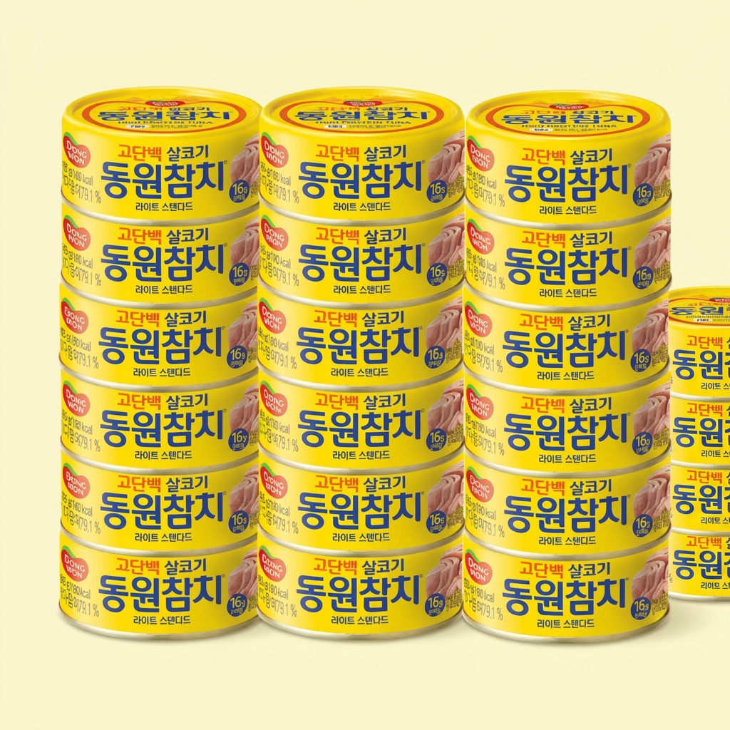 동원 살코기 참치, 85g, 18캔