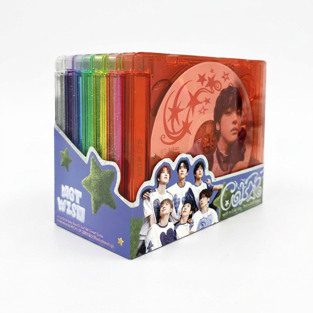 NCT WISH 엔시티 위시 미니 3집 COLOR Jewel Case Ver, 디스크 수량, set
