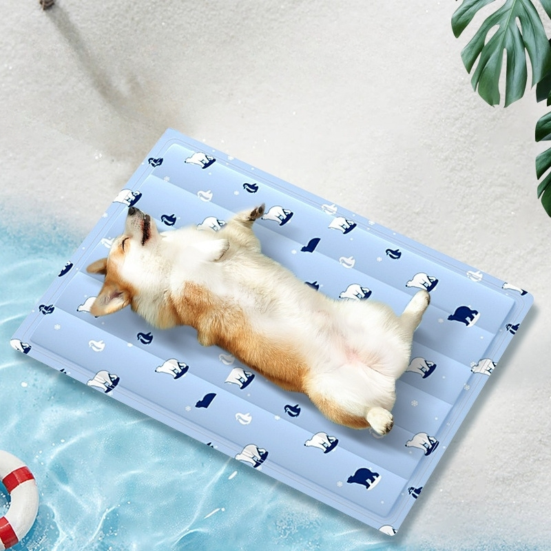 강아지 고양이 쿨매트 자가냉각 펫 쿨방석, 블루, 프리, 1세트