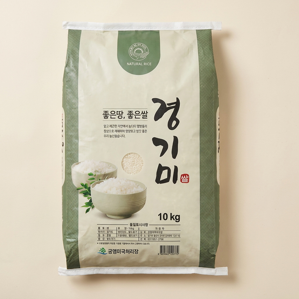 경기미 쌀, 특등급, 추청 아끼바레 단일품종쌀, 10kg, 1개