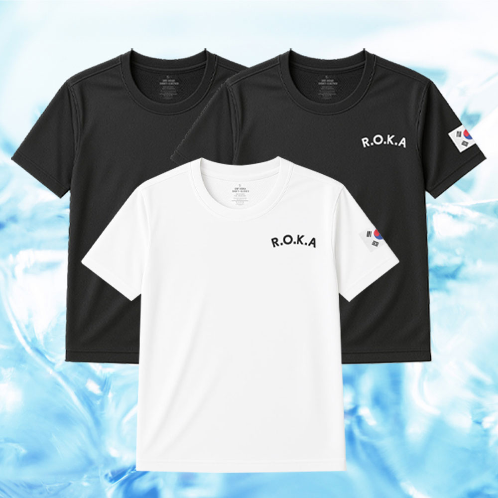 DMPS ROKA 반팔 쿨드라이, 블랙, M, 3장