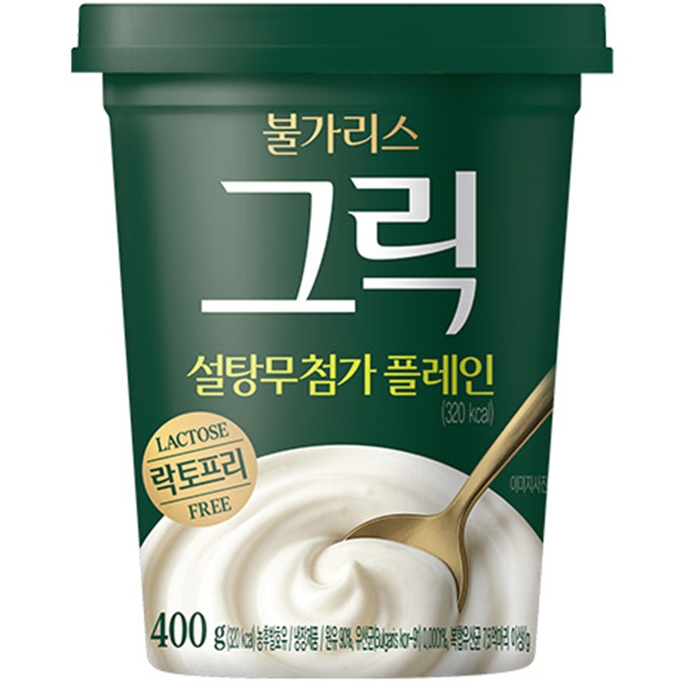 남양 불가리스 락토프리 그릭요거트, 400g, 2개
