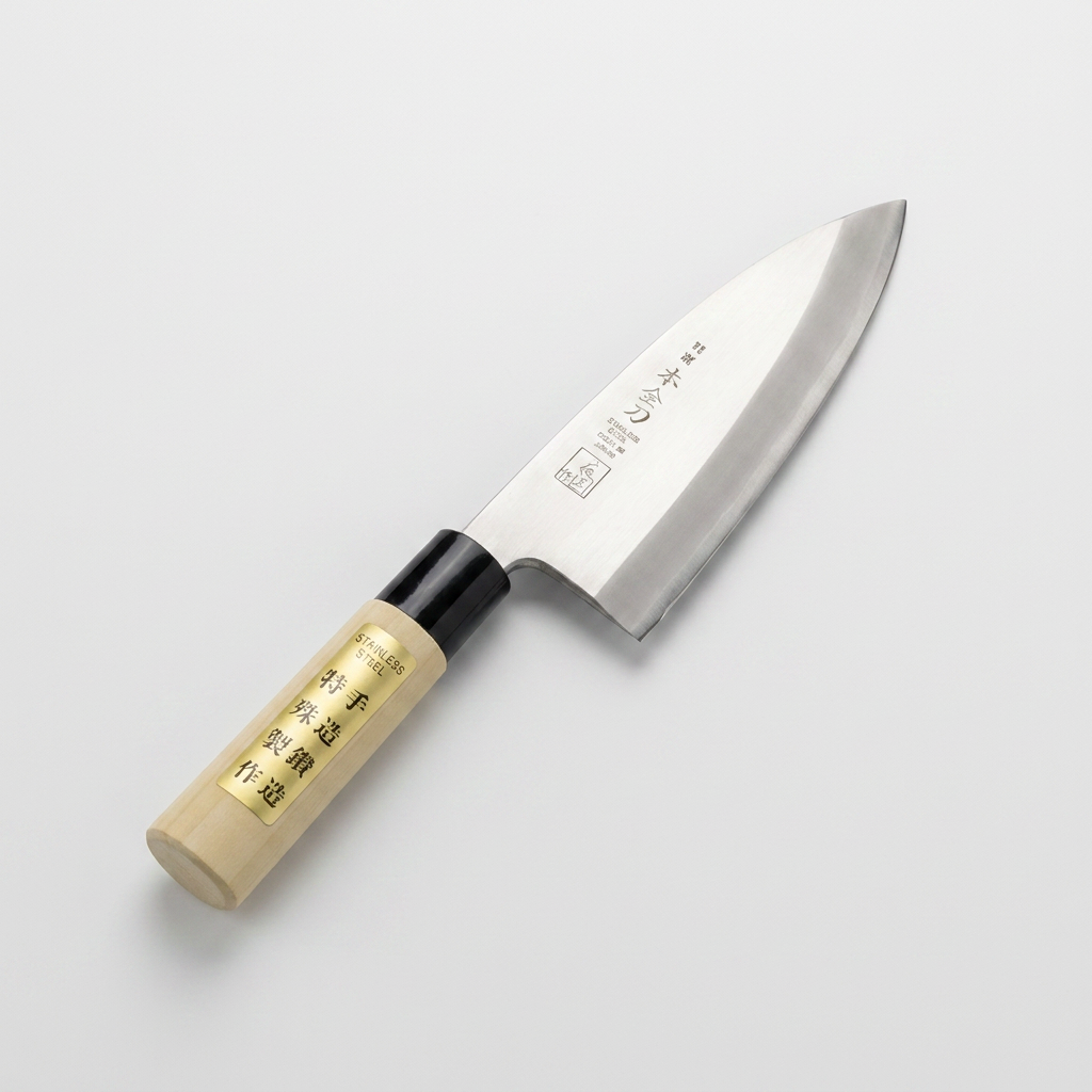 스텐 나무손잡이 데바칼, 165mm, 1개