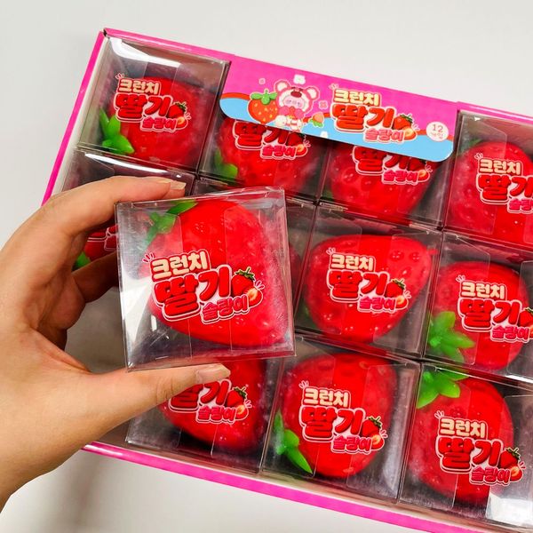 딸기 크런치 말랑이 스트레스 볼 해소 스퀴시 슬랑이 슬라임, 딸기, 100g, 1개 가격 추이 딸기 크런치 말랑이 스트레스 볼 해소 스퀴시 슬랑이 슬라임, 딸기, 100g, 1개 - 최저가 6,900원