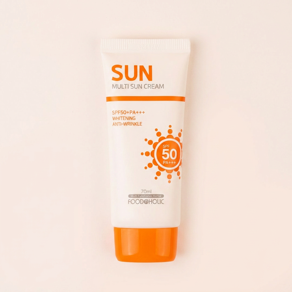 푸드어홀릭 미백 주름개선 멀티 선크림, SPF50/PA+++, 70ml, 10개