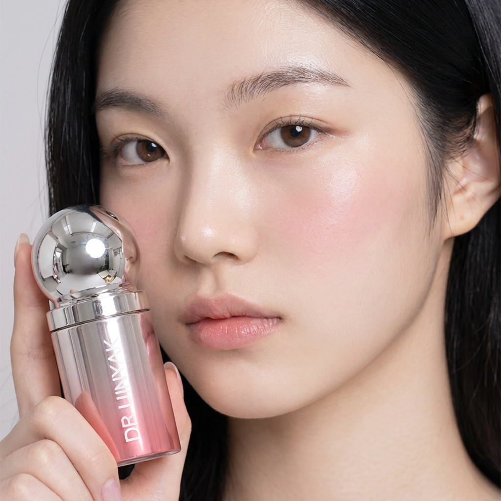 알제이 촉촉 물광 리퀴드 블러셔, 로즈 핑크, 2개