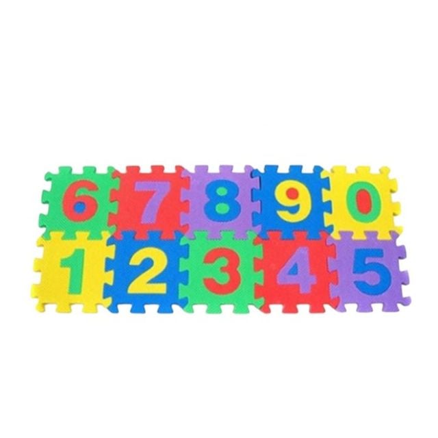 숫자퍼즐매트, 120x120x8mm, 10개