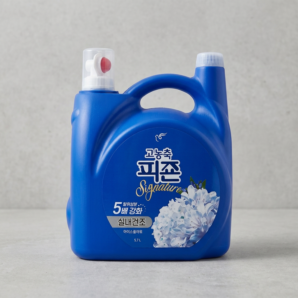 피죤 고농축피죤 시그니처 실내건조 아이스플라워 섬유유연제, 5.7L, 1개