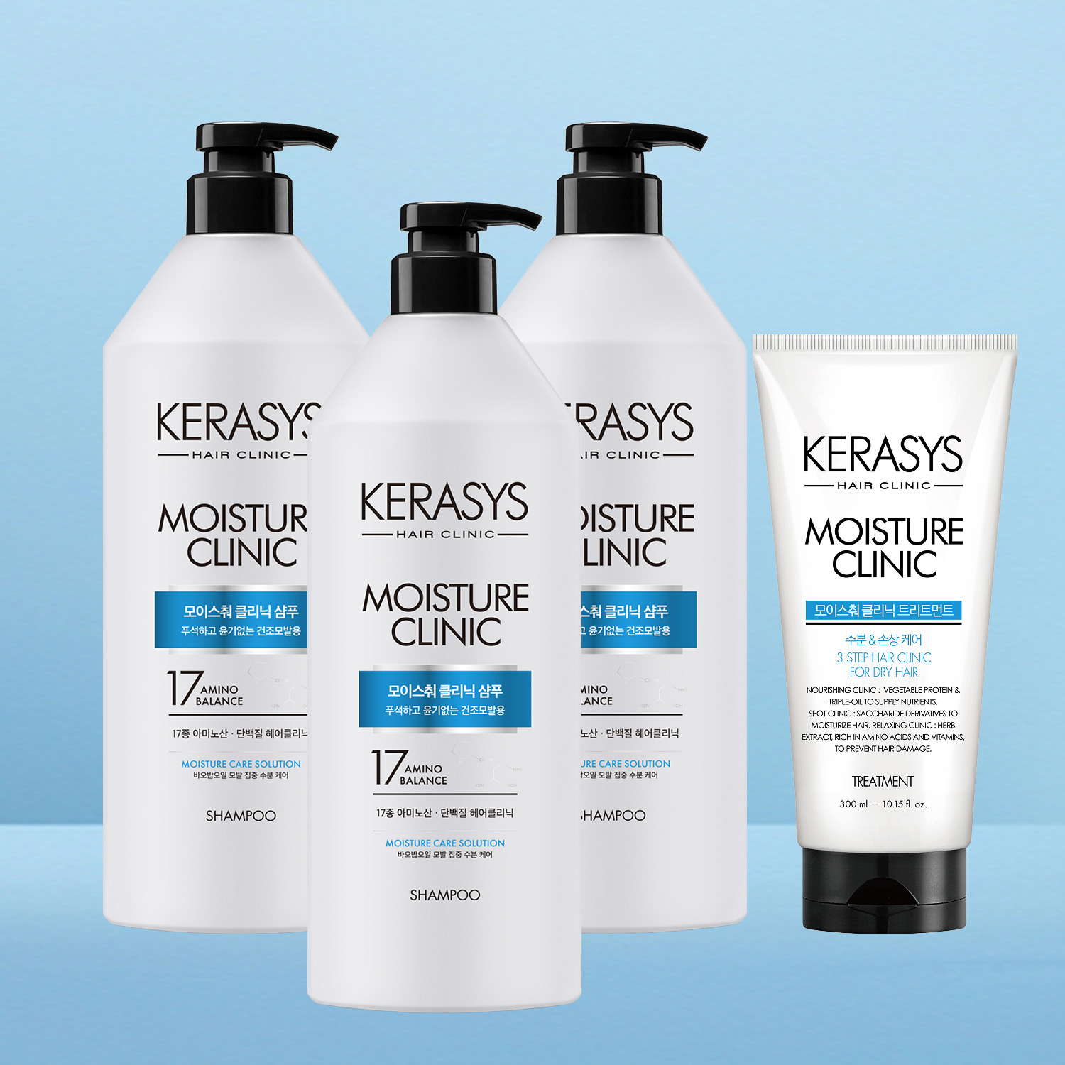 케라시스 모이스춰 클리닉 단백질 샴푸 + 트리트먼트, 980ml 3개 + 300ml 1개, 1개 가격 추이 케라시스 모이스춰 클리닉 단백질 샴푸 + 트리트먼트, 980ml 3개 + 300ml 1개, 1개 - 최저가 14,787원