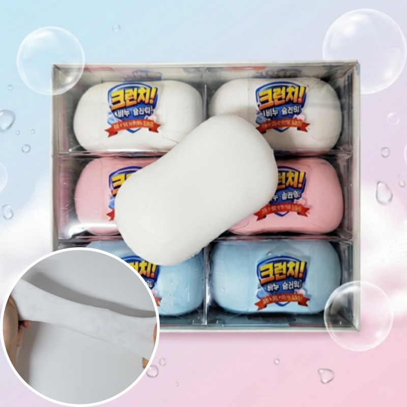 크런치 비누 슬랑이, 랜덤, 50g, 1개