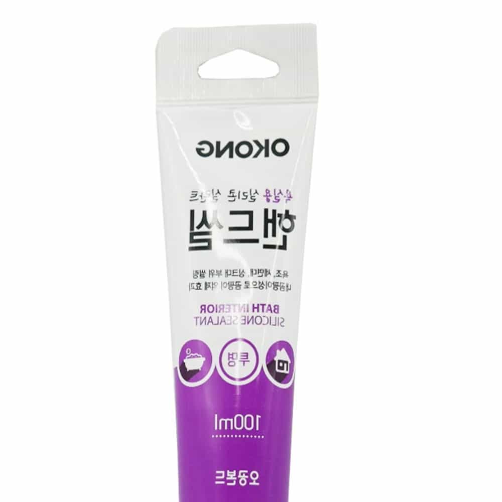 오공 방수 실리콘 실란트, 투명, 100ml, 1개