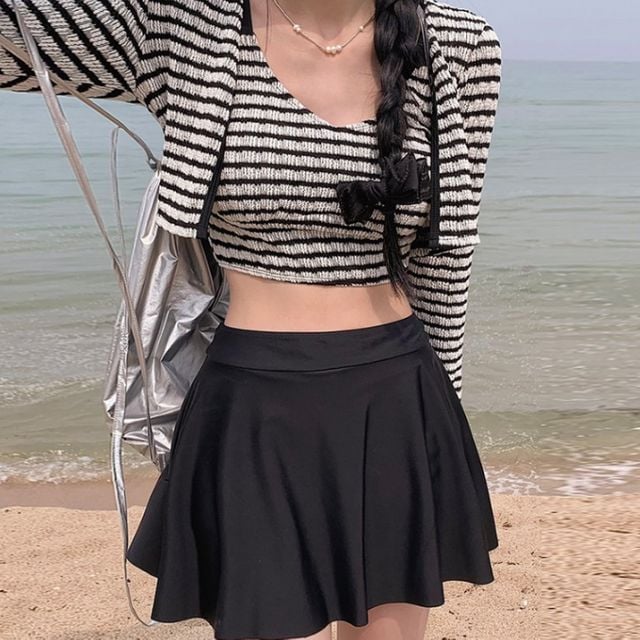 휴가 워터파크 여름 패션 실내 실외 수영복 투피스 휴양지 스트라이프 여성 모노키니 풀빌라 겉옷, XL 가격 추이 휴가 워터파크 여름 패션 실내 실외 수영복 투피스 휴양지 스트라이프 여성 모노키니 풀빌라 겉옷, XL - 최저가 27,102원