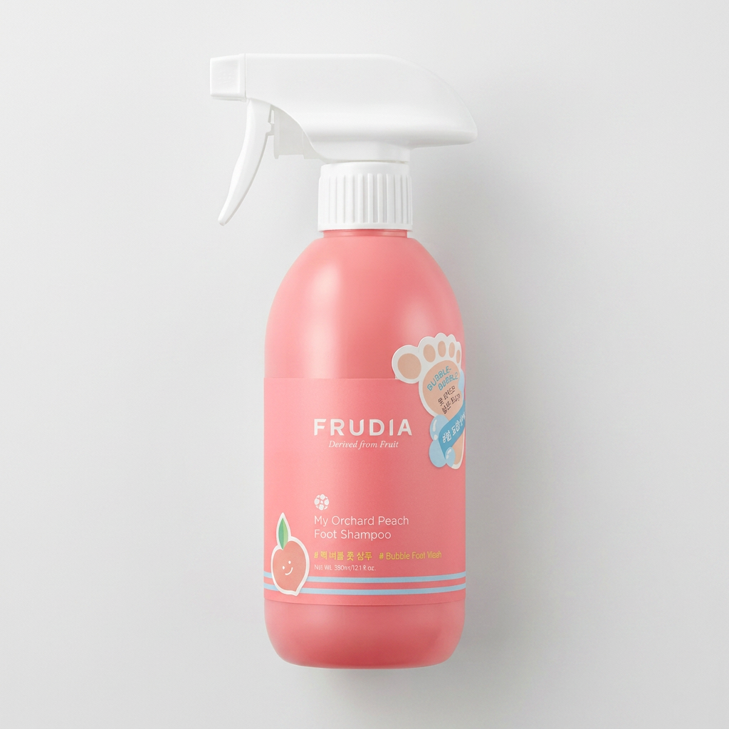 후르디아 마이오차드 복숭아 풋 샴푸, 피치향, 390ml, 2개