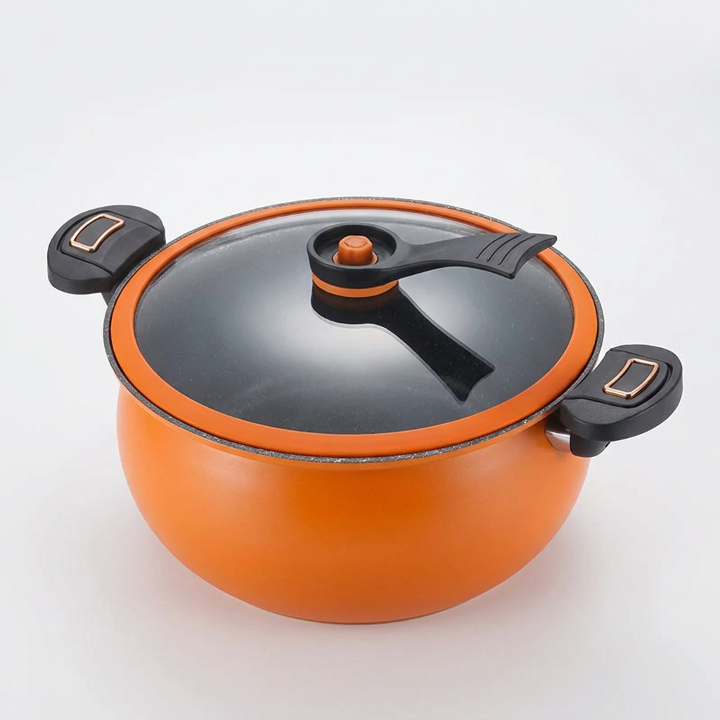 저압 진공 냄비, 오렌지, 8L, 1개