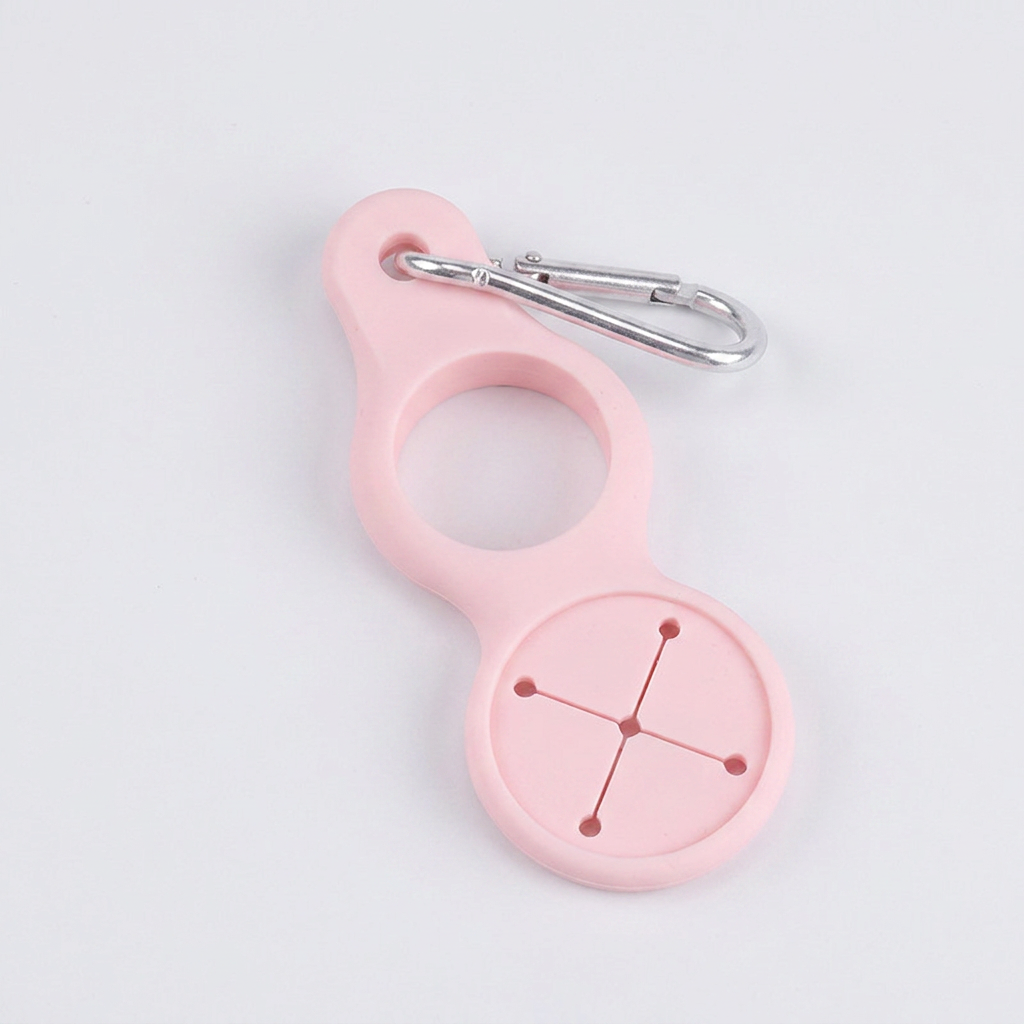 휴대용 등산 물병 버클, 핑크, 1개