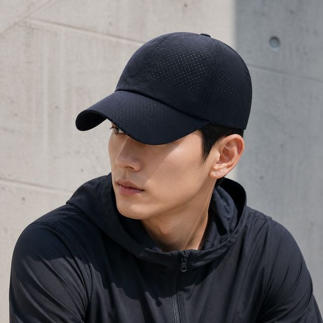 통기성 경량 골프 트레킹 모자, 베이지, 56-60cm, 1개