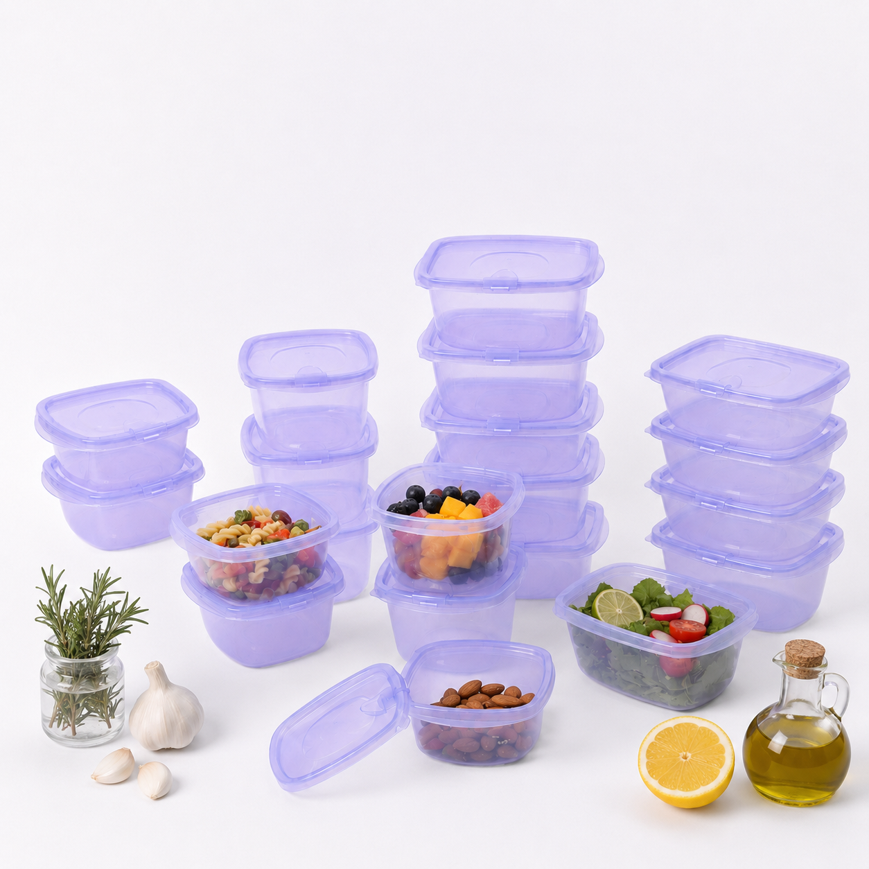 맥스앤맥스 퍼플톡톡 밀폐용기 20종세트, 350mm 5개, 450mm 5개, 500ml 5개, 600ml 5개, 1세트 가격 추이 맥스앤맥스 퍼플톡톡 밀폐용기 20종세트, 350mm 5개, 450mm 5개, 500ml 5개, 600ml 5개, 1세트 - 최저가 12,900원