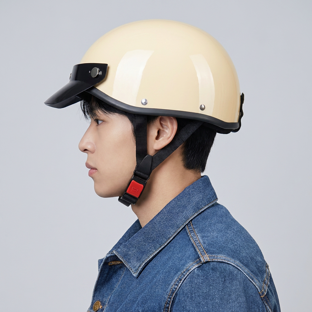 GSV 빈티지 헬멧, DX300, 바이크 오토바이, 클래식, 매트블랙, FREE, 1개