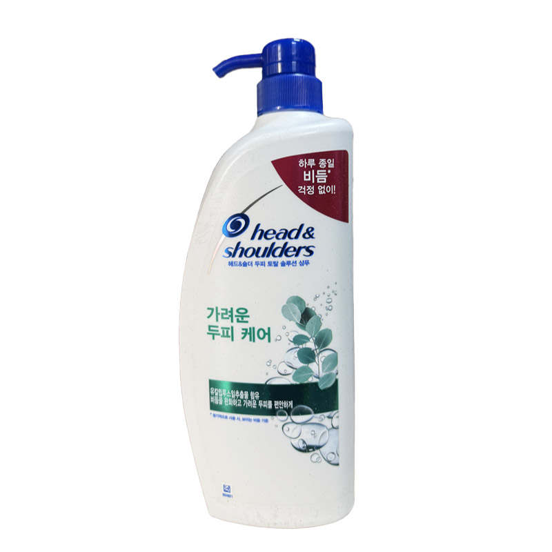 헤드앤숄더 가려운 두피케어 샴푸, 550ml, 4개
