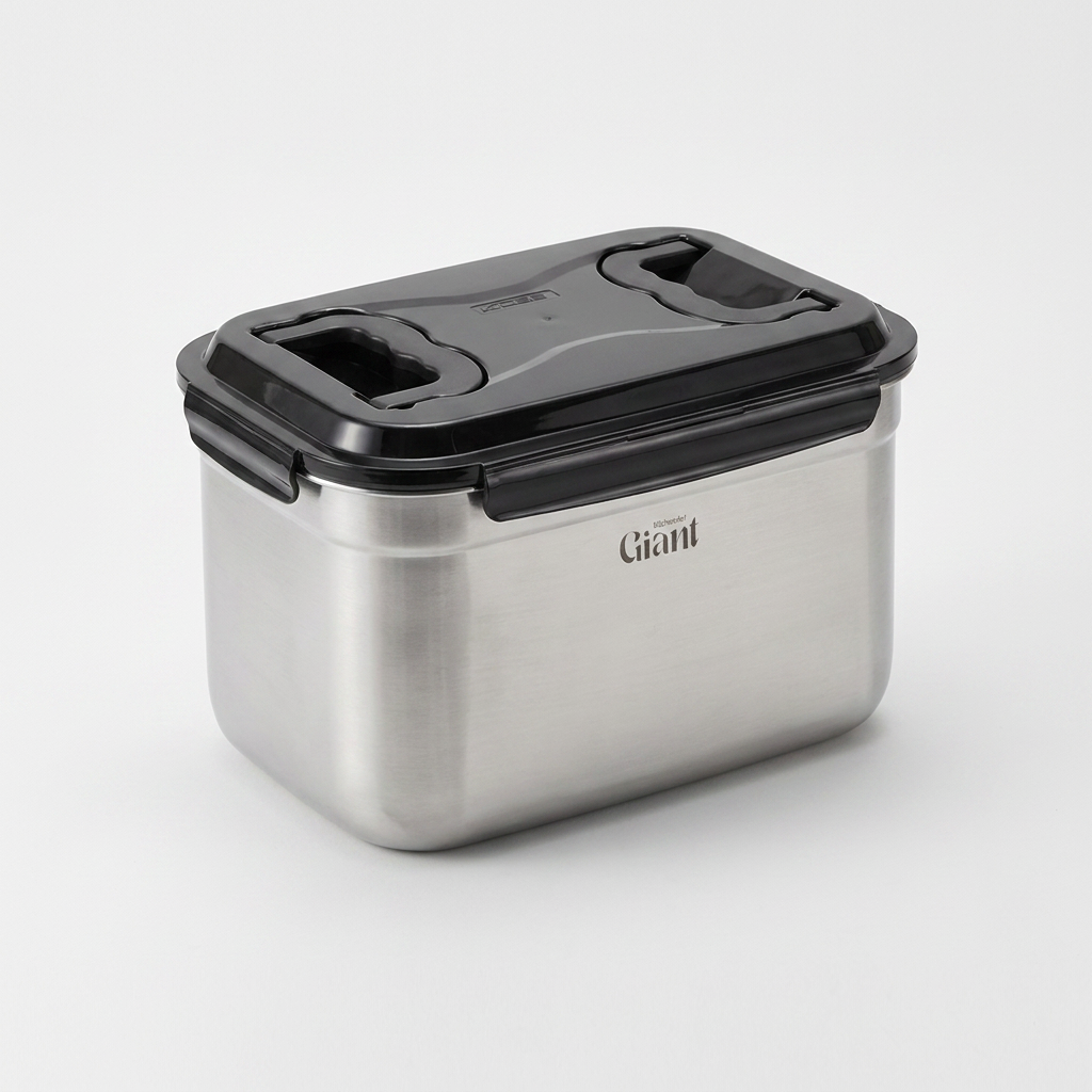 키친아트 자이언트 스텐 김치통, 9.5L, 1개