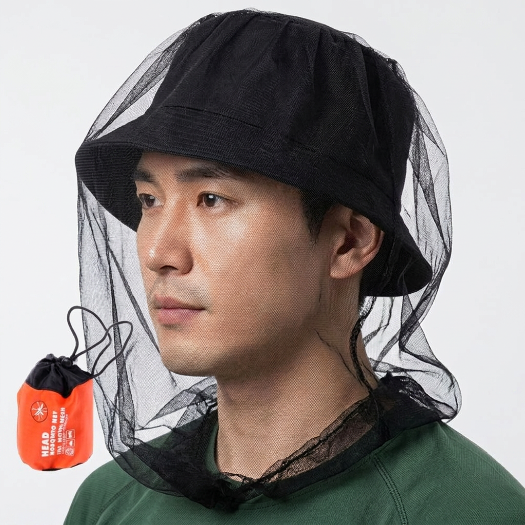 얼굴 모기장, 그레이, FREE, 1개