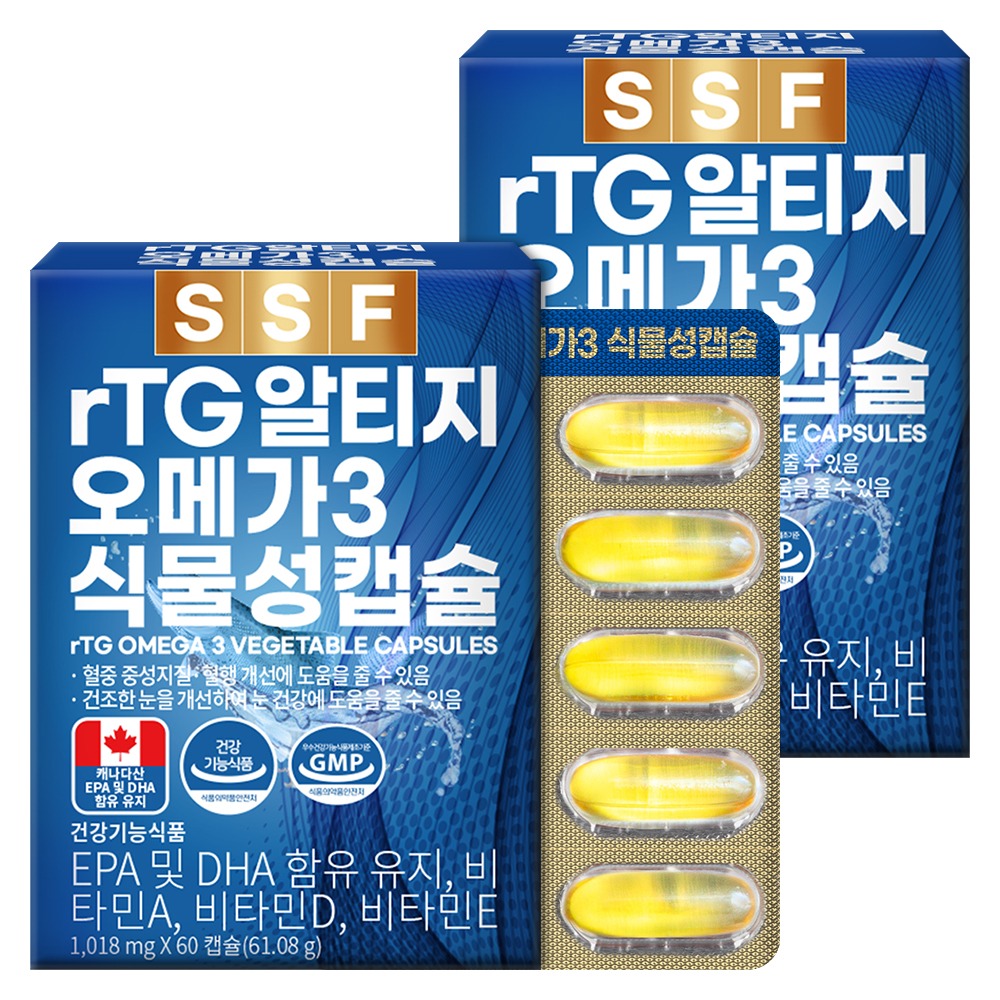 순수식품 rTG 알티지 오메가3 식물성캡슐, 1018mg, 60캡슐, 2박스 가격 추이 순수식품 rTG 알티지 오메가3 식물성캡슐, 1018mg, 60캡슐, 2박스 - 최저가 15,900원