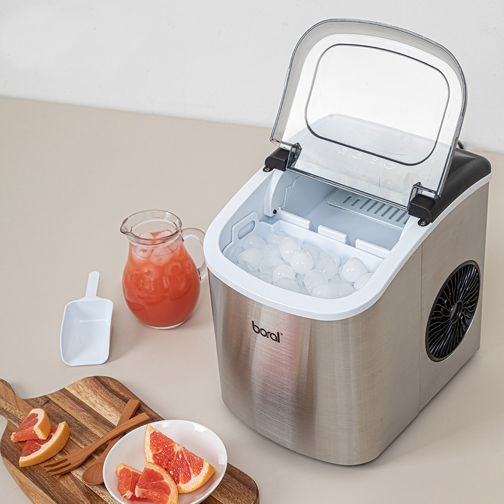보랄 아이스 제빙기, HNZ-HC12M, 1.2L, 스테인레스, 1개