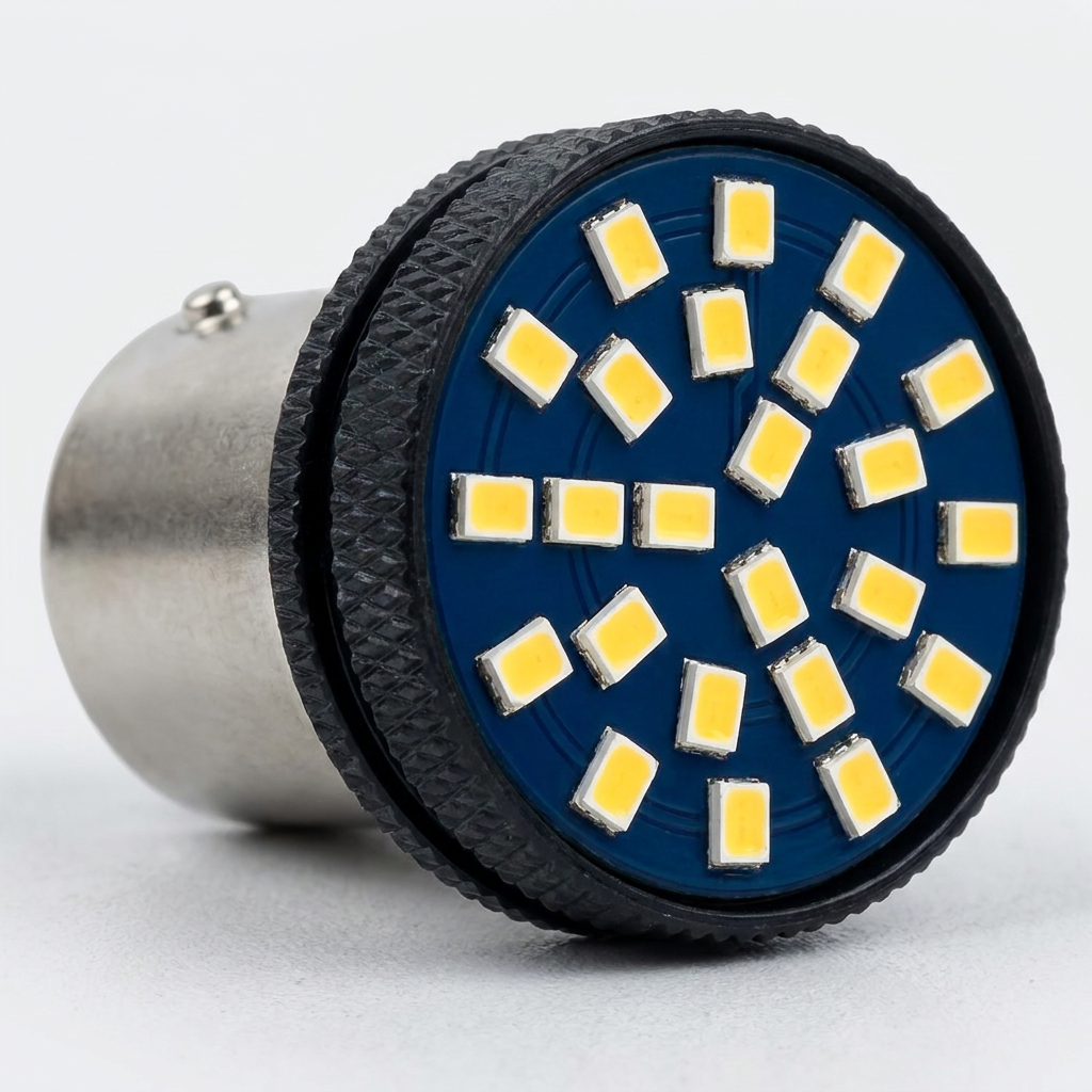 LED 깜빡이등 브레이크등 미등 차량 전구 24발 화이트 자동차브레이크등, 24V, 싱글, 1개