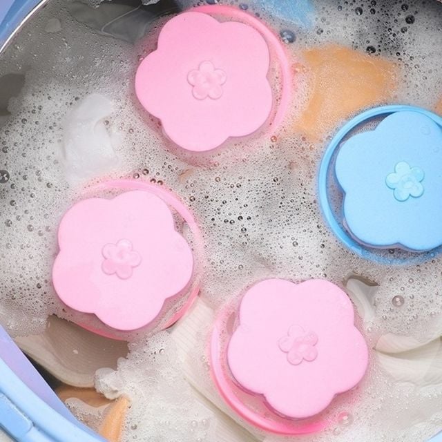 세탁기 먼지 거름망, 핑크, 1개