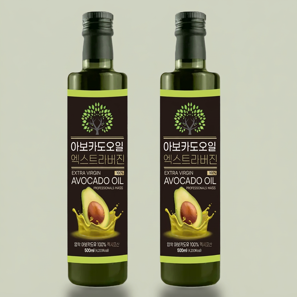 엑스트라버진 아보카도오일, 500ml, 2개