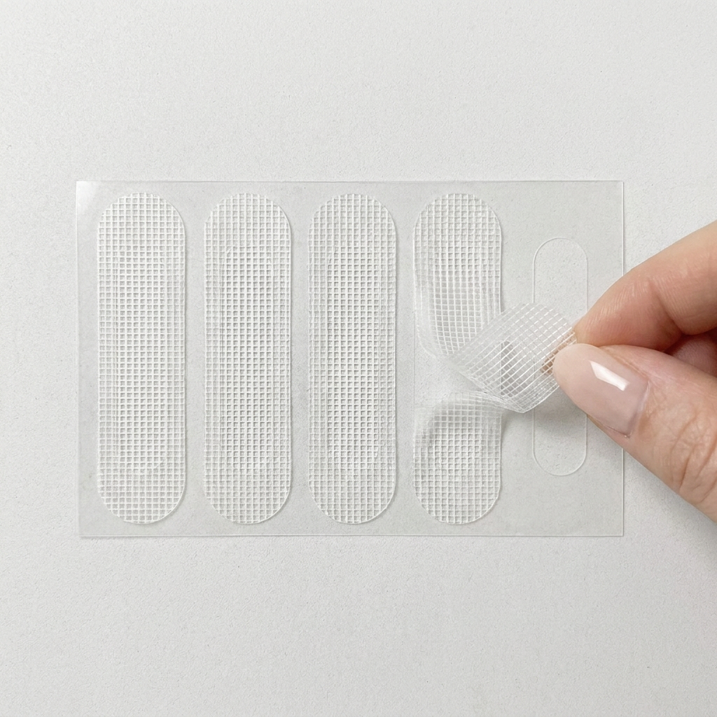 물구멍 방충망 테이프, 화이트, 6x1.5cm, 50개