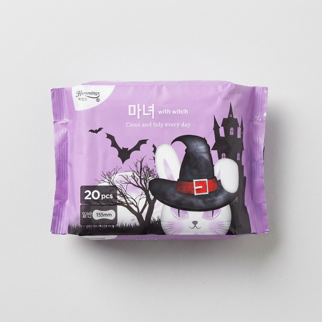 허밍스 일반 팬티라이너, 20장, 4팩