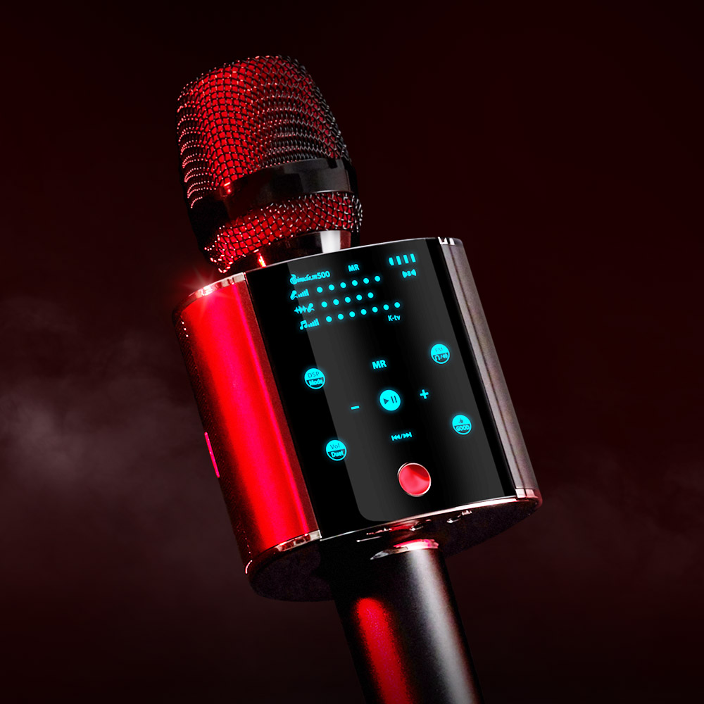 미라클엠 무선 블루투스 노래방 마이크 M500