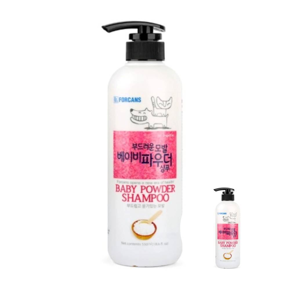 포켄스 부드러운 모발 베이비파우더 오트밀 샴푸, 550ml, 1개