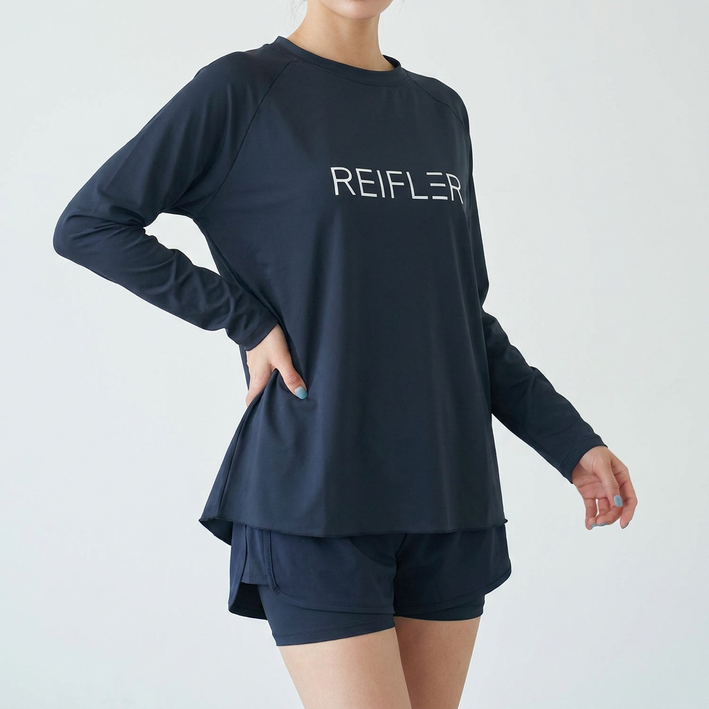 레이플러 레쉬가드, RTW24105, 블랙, 스트링, A, 1개