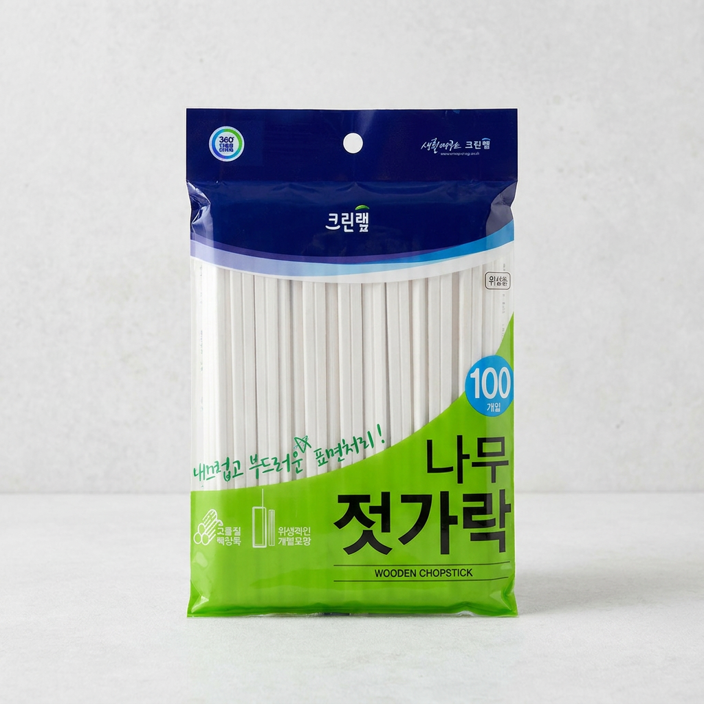 크린랩 나무젓가락, 100개입, 2세트
