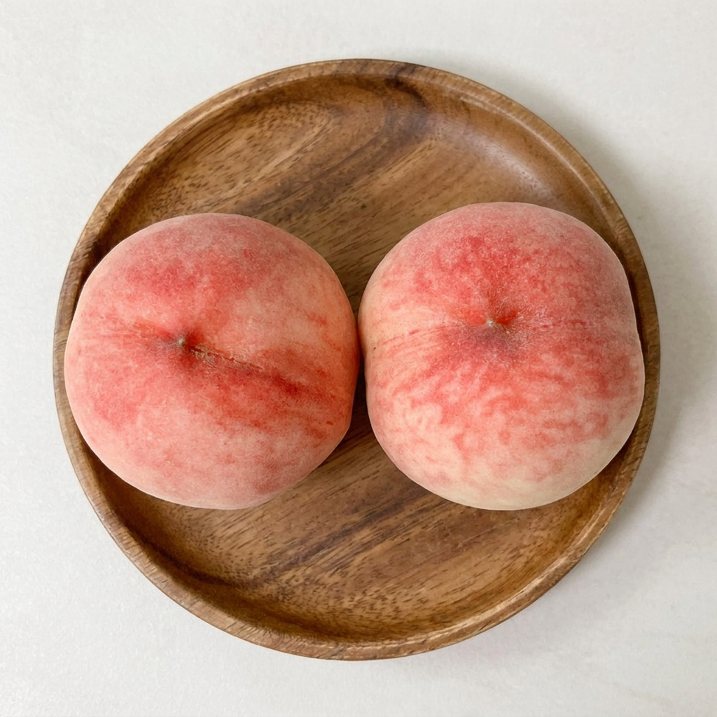 백도 딱딱이복숭아, 대과, 2kg, 1박스