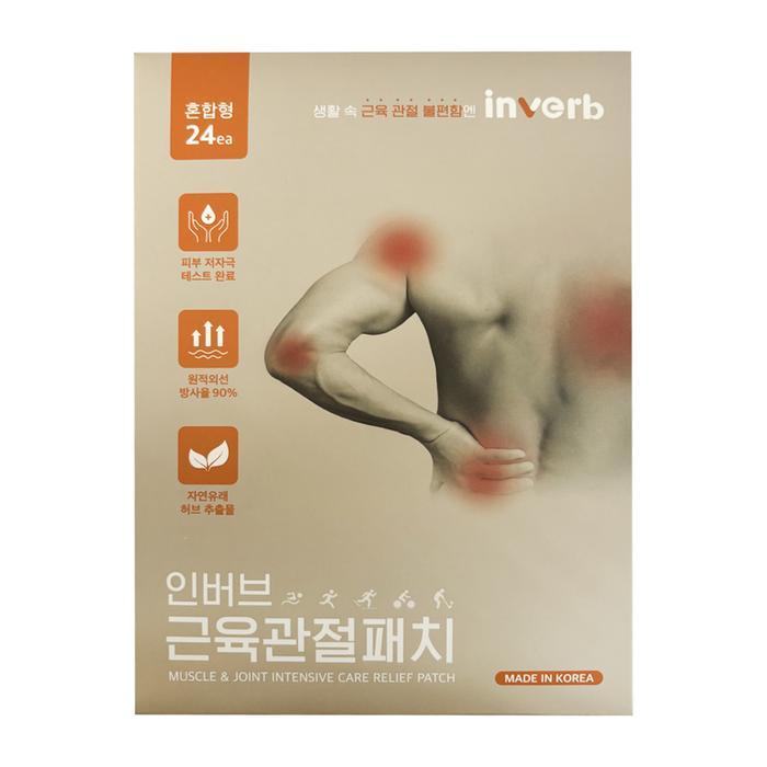 인버브 근육관절패치 혼합형, 24매, 1개