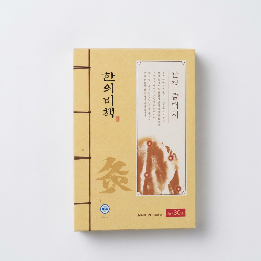 한의비책 관절 뜸패치, 스킨색, 30입, 1팩