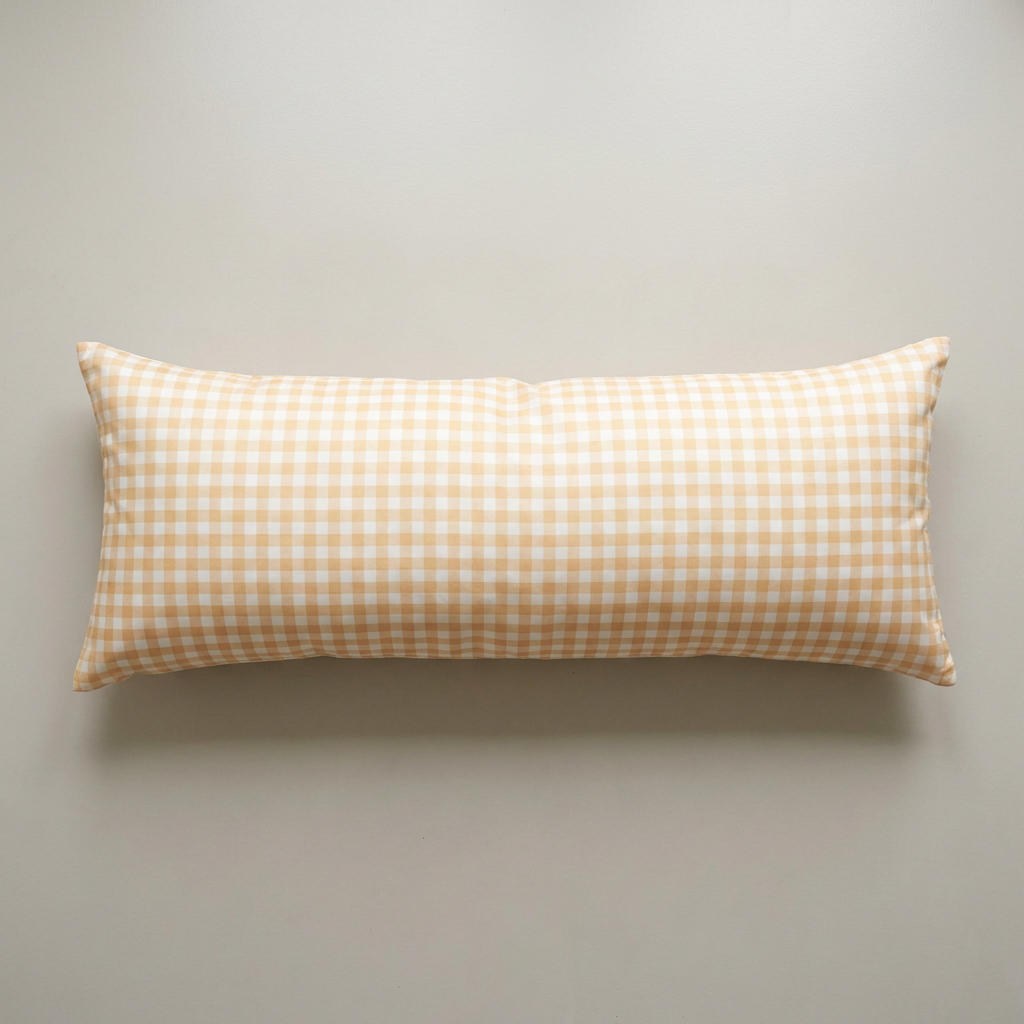 BEDDING 인견 바디필로우, 옐로우, 30x90cm, 1개
