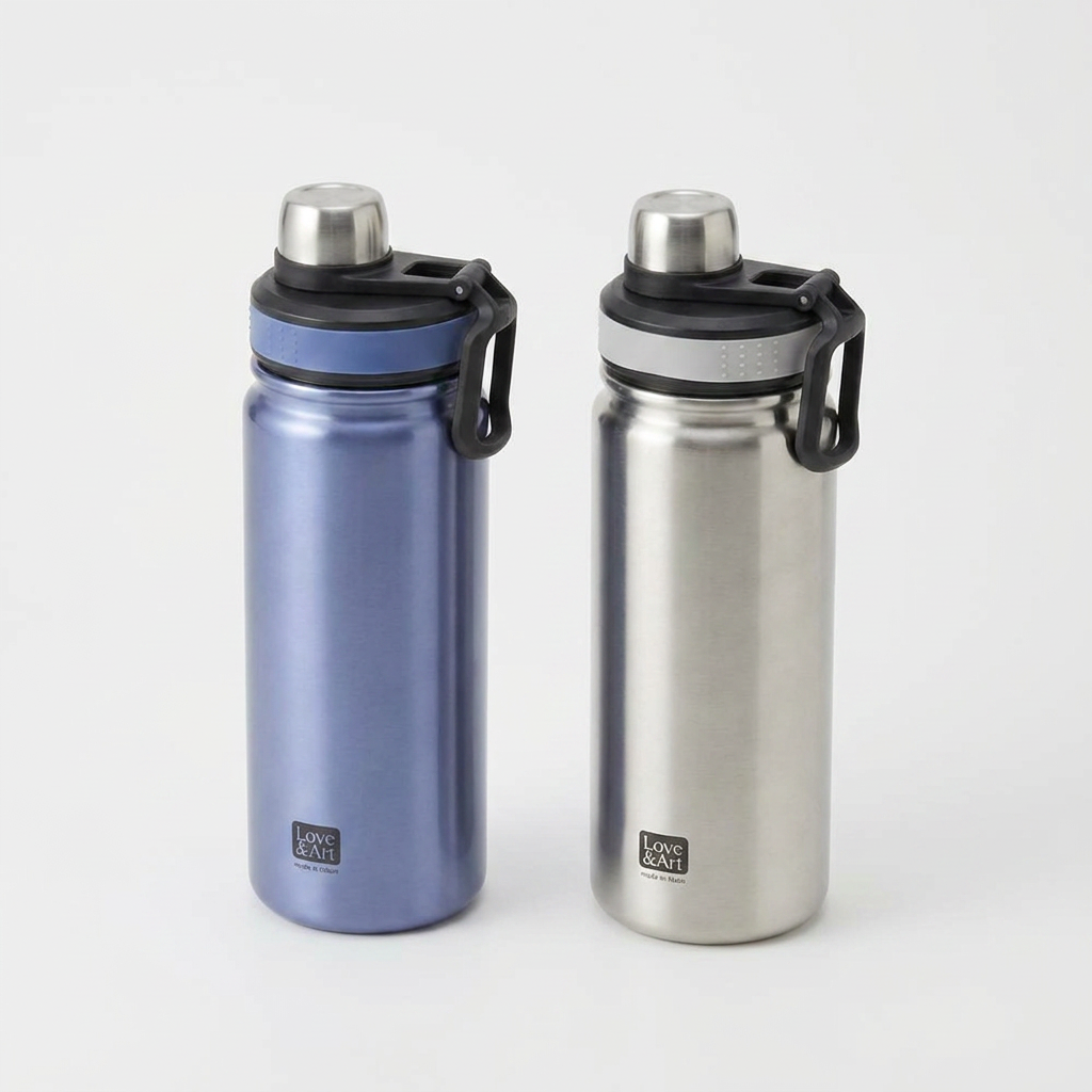 2중 단열 보온보냉병, 블루, 700ml, 1개