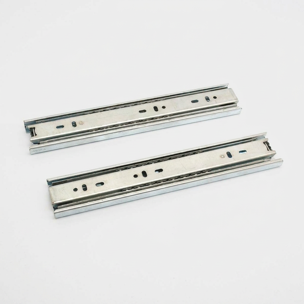 3단 볼레일 45mm 서랍레일, 기본, 45cm, 2개