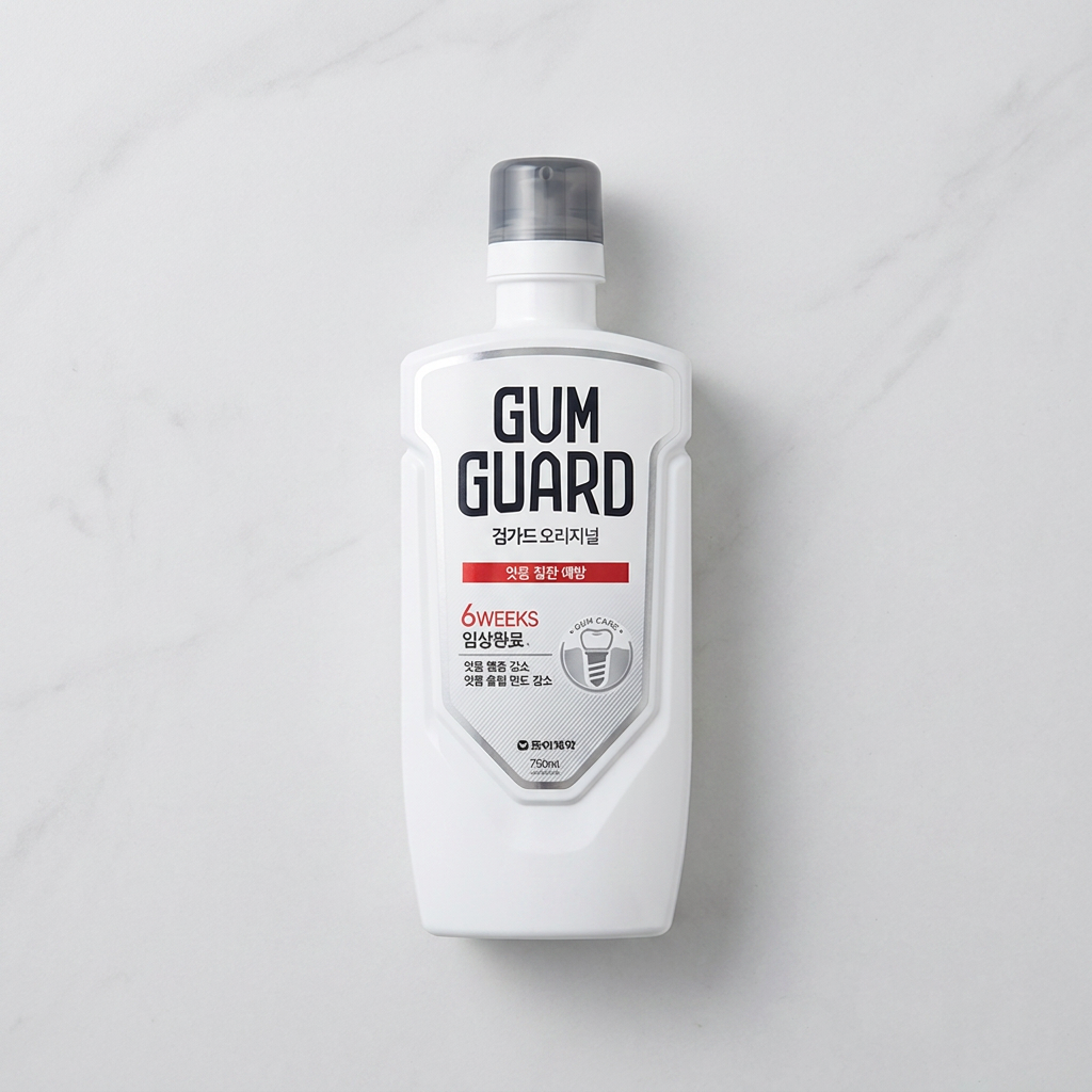 동아제약 검가드 오리지널 잇몸 케어 임플란트 가글, 750ml, 4개