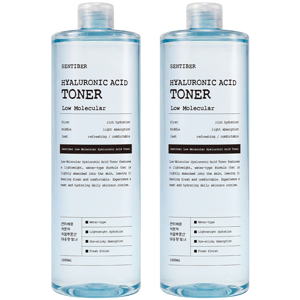 센티베르 저분자 히알루론산 토너, 1000ml, 2개