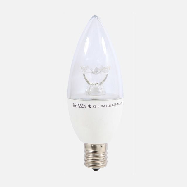 루비LED조명 LED 5W 촛대구, 주광색, E14, 14개