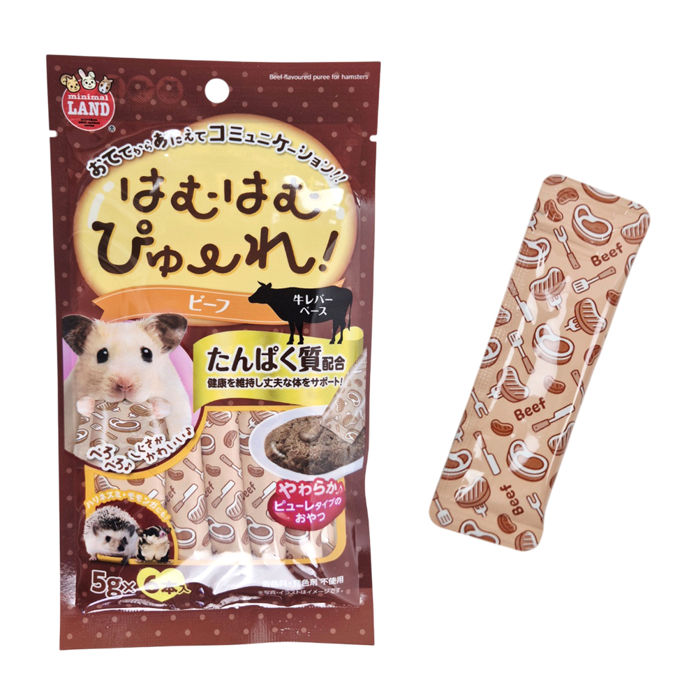 애니몰파크 마루칸 하무하무 소고기 퓨레, 5g, 6개