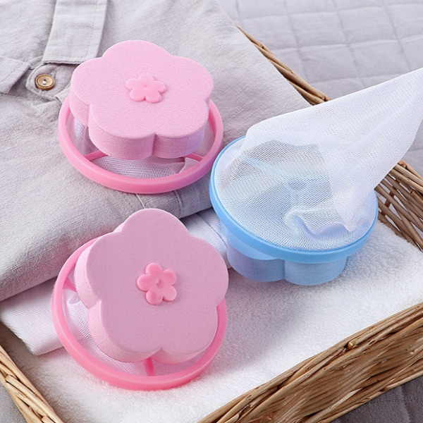 세탁기 먼지 거름망, 핑크, 4개
