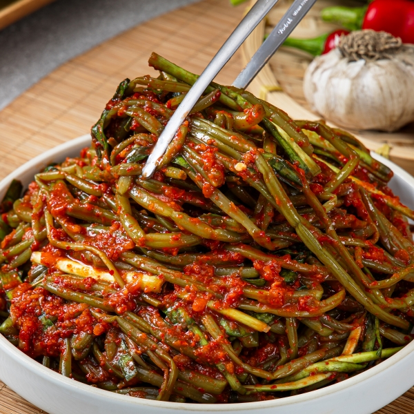 어사김치 국내산 전라도 고구마순김치, 500g, 1개